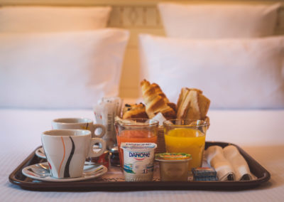 Breakfast served in your room